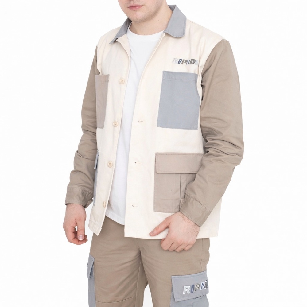 Ripndip Holy Cargo Streetwear Cotton button Jacket  Sz S